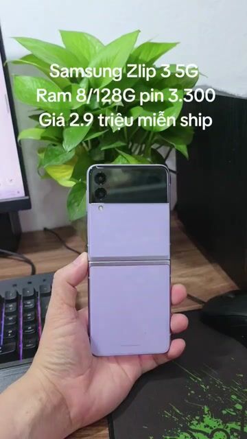 Samsung Z Flip 3 128GB Zin nguyên cây máy đẹp. Mua bán Điện thoại tại Quận Hà Đông Hà Nội được đăng bởi Shop Điện Thoại Cũ Zin hình 1