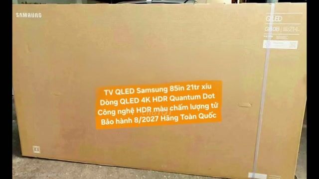 TV QLED Samsung 85Q60B 85in 4K QLED BảoHành 8/2027. Mua bán Tivi, Âm thanh tại Quận 8 Tp Hồ Chí Minh được đăng bởi Nguyen nguyen hình 1