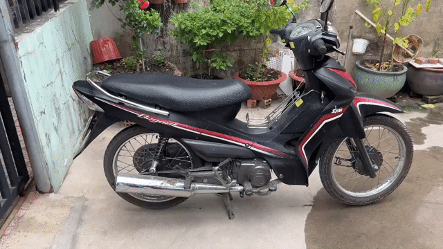 SYM Elegant 50cc Đen. Mua bán Xe máy tại Thành phố Thuận An Bình Dương được đăng bởi Trường Sa hình 1