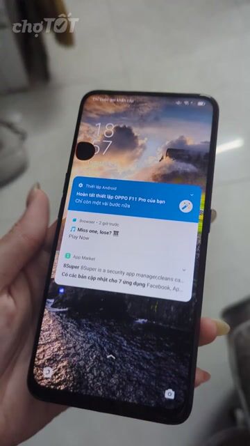 Oppo F11 Pro Tím đen Đã sử dụng. Mua bán Điện thoại tại Quận Bình Thuỷ Cần Thơ được đăng bởi Như Quỳnh hình 1
