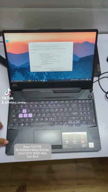 Asus Tuf F15 i5-10300H 15.6 inch 16GB/512GB. Mua bán Laptop tại Quận Cái Răng Cần Thơ được đăng bởi Thái Duy Làm Lap hình 1