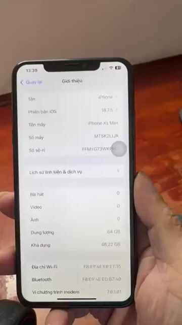 Apple iPhone XS Max 64GB Đen LL/A. Mua bán Điện thoại tại Quận Ba Đình Hà Nội được đăng bởi Mr Cung hình 1
