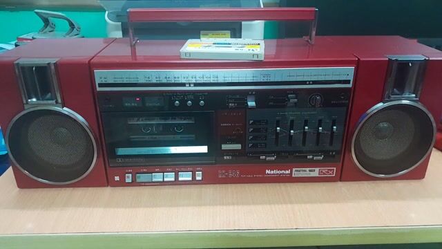 Đài cassette National RX-C46 Đỏ. Mua bán Tivi, Âm thanh tại Quận Ngô Quyền Hải Phòng được đăng bởi Because I Love You hình 1