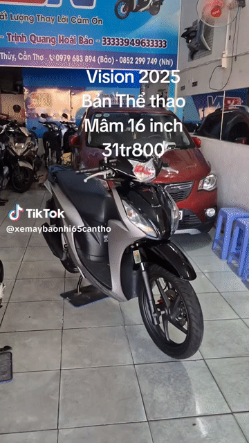 Vision 2025 khóa smartkey mâm lớn BS65 Rất Đẹp. Mua bán Xe máy tại Quận Bình Thuỷ Cần Thơ được đăng bởi Xe Máy Bảo Nhi hình 1