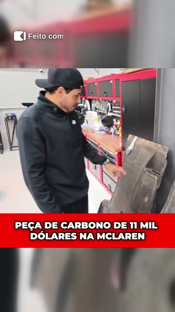 PEÇA DE CARBONO DE 11 MIL DÓLARES NA MCLAREN