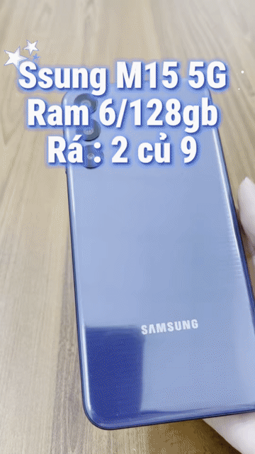 Samsung Galaxy M15 5G 6GB/128GB Xanh. Mua bán Điện thoại tại Quận 4 Tp Hồ Chí Minh được đăng bởi Tuấn hình 1