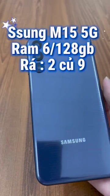 Samsung Galaxy M15 5G 6GB/128GB Xanh. Mua bán Điện thoại tại Quận 4 Tp Hồ Chí Minh được đăng bởi Tuấn hình 1