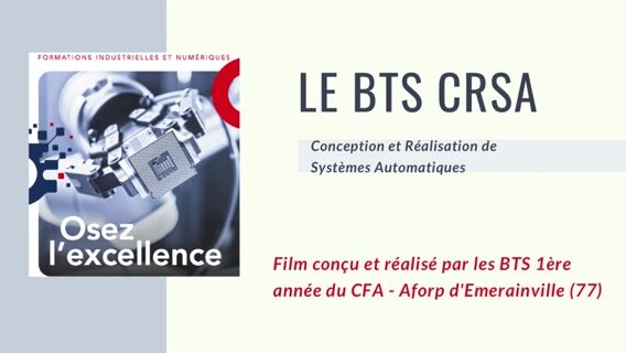 Le BTS CRSA de A à Z