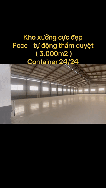 Cho thuê Văn phòng, Mặt bằng kinh doanh Quận Bình Tân Tp Hồ Chí Minh diện tích 3000 m² giá 180 triệu/tháng