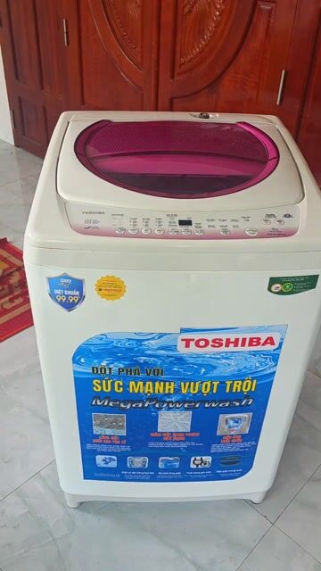 Máy giặt Toshiba 9kg Trắng tiết kiệm điện nước. Mua bán Máy giặt tại Thành phố Mỹ Tho Tiền Giang được đăng bởi HÀNG QUA SỬ DỤNG hình 1