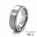 8mm Brushed Centre Tungsten Spinner Ring 360 Video two