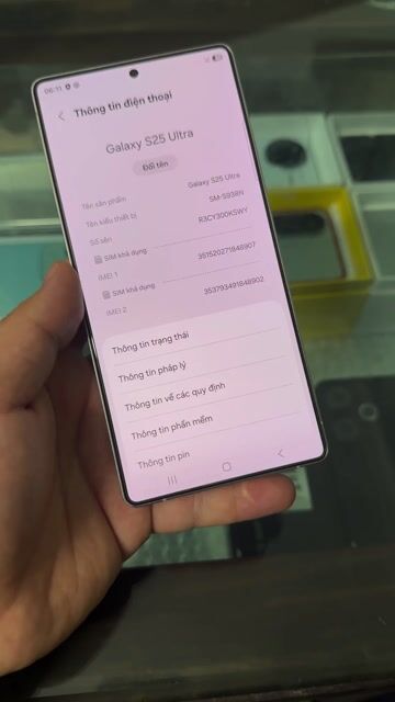 Samsung Galaxy S25 Ultra 5G 12/256GB Zin nguyên áp. Mua bán Điện thoại tại Thành phố Nam Định Nam Định được đăng bởi Trí Dũng Store hình 1