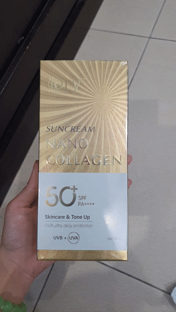 (Deaf) ILORY Suncream Nano Collagen 50ml. Mua bán Phụ kiện thời trang khác tại Quận 6 Tp Hồ Chí Minh được đăng bởi Thanh Thanh hình 1