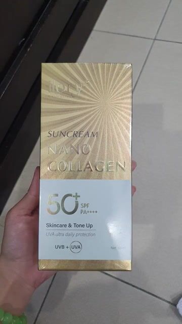 (Deaf) ILORY Suncream Nano Collagen 50ml. Mua bán Phụ kiện thời trang khác tại Quận 6 Tp Hồ Chí Minh được đăng bởi Thanh Thanh hình 1