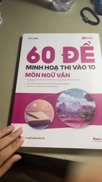 Sách tham khảo 60 Đề Minh Họa Thi Vào 10 Ngữ Văn. Mua bán Sách tại Thị xã Hương Thủy Thừa Thiên Huế được đăng bởi Nguyễn Lương Diễm Quỳnh hình 1