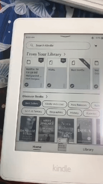 Máy đọc sách Amazon Kindle Paperwhite 32GB Trắng. Mua bán Máy tính bảng tại Quận 12 Tp Hồ Chí Minh được đăng bởi Thanh Tùng hình 1