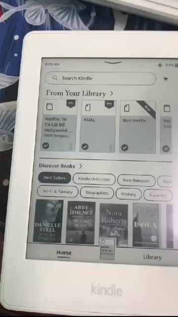 Máy đọc sách Amazon Kindle Paperwhite 32GB Trắng. Mua bán Máy tính bảng tại Quận 12 Tp Hồ Chí Minh được đăng bởi Thanh Tùng hình 1