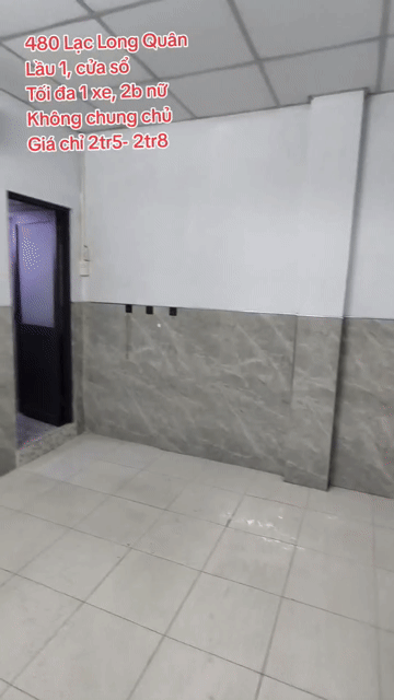 Cho thuê Phòng trọ Quận 11 Tp Hồ Chí Minh diện tích 20 m² giá 2,5 triệu/tháng
