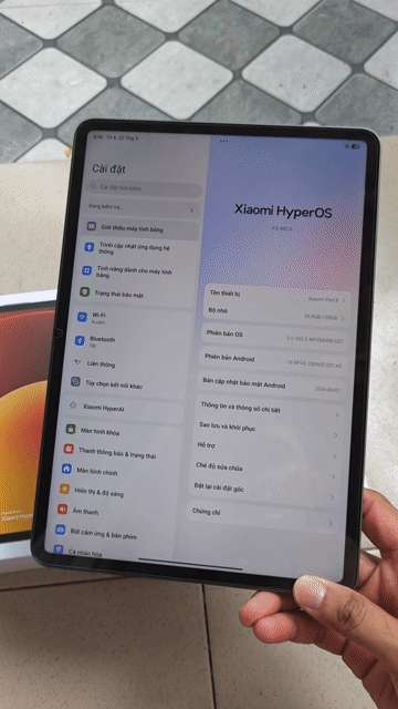 Xiaomi Pad 8 8GB/128GB hàng chính hãng. Mua bán Máy tính bảng tại Quận Thanh Khê Đà Nẵng được đăng bởi Anh đen hình 1
