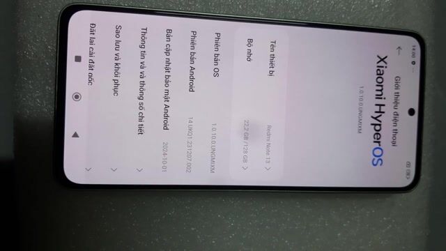 Xiaomi Redmi Note 13 128GB Xanh lá. Mua bán Điện thoại tại Huyện Thuỷ Nguyên Hải Phòng được đăng bởi Nguyễn văn thành hình 1