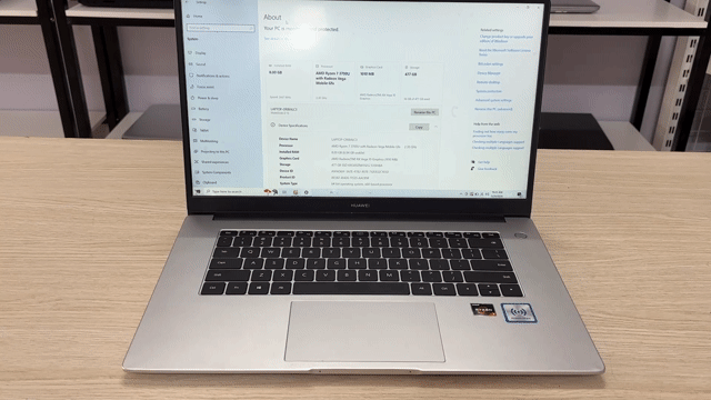 LapTop Huawei BOHK-WAX9X/Ryzen 7  3700U/8GB/256GB. Mua bán Laptop tại Quận Ninh Kiều Cần Thơ được đăng bởi Thành Đạt hình 1