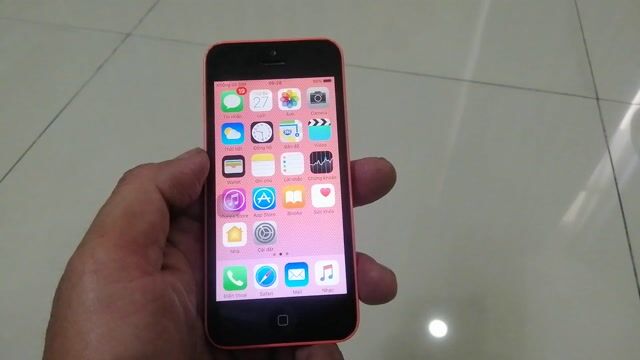 Apple iPhone 5c 16GB Hồng. Mua bán Điện thoại tại Thành phố Thủ Đức Tp Hồ Chí Minh được đăng bởi Chau Vu hình 1