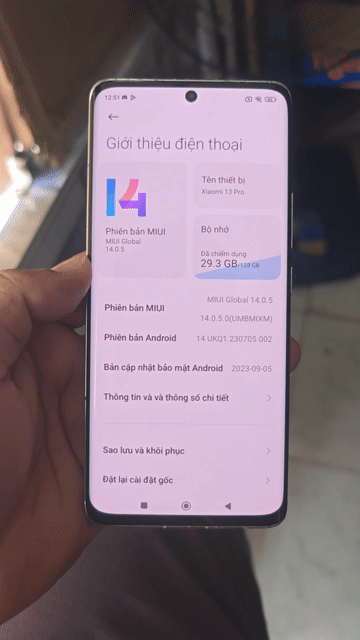 Xiaomi 13 Pro 128GB Xám. Mua bán Điện thoại tại Quận 11 Tp Hồ Chí Minh được đăng bởi hoang hình 1