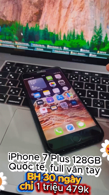 iPhone 7 Plus 128GB Đen QT Full vân tay. Mua bán Điện thoại tại Thành phố Bến Tre Bến Tre được đăng bởi TN Store hình 1