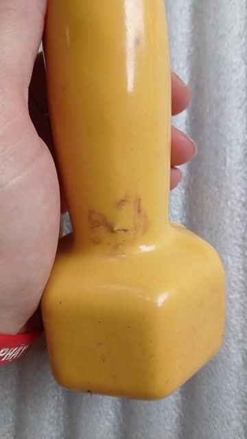Thanh lý Tạ tay 2KG Vàng Gang bọc cao su. Mua bán Đồ thể thao, Dã ngoại tại Quận Nam Từ Liêm Hà Nội được đăng bởi cao trang hình 1