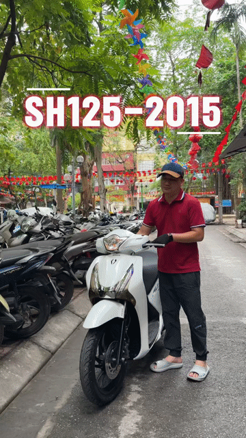 Honda SH125i 2015 Trắng Sport 29E Sh 125. Mua bán Xe máy tại Quận Ba Đình Hà Nội được đăng bởi Xe Máy Nam Thi hình 1