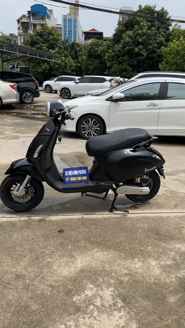 Xe máy điện Piaggio Vespa Đen nhám. Mua bán Xe máy tại Quận Cầu Giấy Hà Nội được đăng bởi Xe điện Bình Phương hình 1