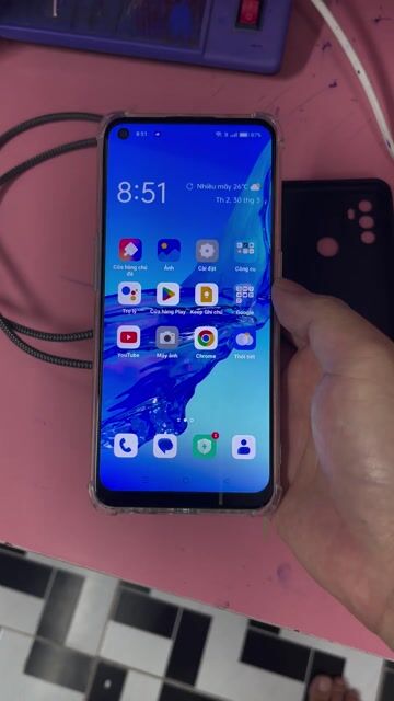 Oppo A53 trắng ram 8GB/128GB lưu, máy người dùng. Mua bán Điện thoại tại Huyện Thanh Trì Hà Nội được đăng bởi Minh Dương hình 1