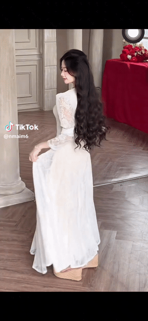 Đầm dự tiệc Nữ Ren Trắng Tiểu thư S. Mua bán Quần áo tại Quận Hai Bà Trưng Hà Nội được đăng bởi Nguyễn Linh hình 1