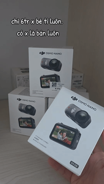 DJI Osmo Nano 64GB mới nguyên seal BH12T DJI. Mua bán Máy ảnh, Máy quay tại Quận 12 Tp Hồ Chí Minh được đăng bởi Điện Tử Chính Hãng DJI MALL hình 1