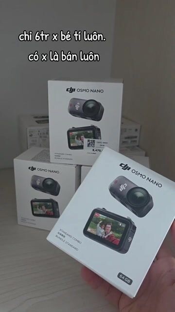DJI Osmo Nano 64GB mới nguyên seal BH12T DJI. Mua bán Máy ảnh, Máy quay tại Quận 12 Tp Hồ Chí Minh được đăng bởi Điện Tử Chính Hãng DJI MALL hình 1