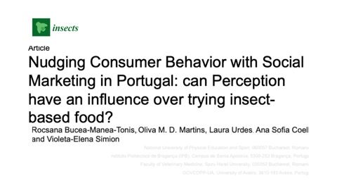 Nudging Behavior of Insect-Based Food by Social Marketing (Perception)