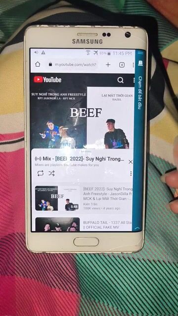 Samsung Note Edge Trắng có cod k cọc test ngon lụm. Mua bán Điện thoại tại Thành phố Thái Nguyên Thái Nguyên được đăng bởi Tiến Dũng  hình 1