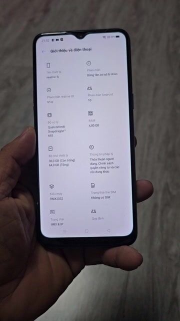 Realme 5i ram4gb việt nam. Mua bán Điện thoại tại Quận 8 Tp Hồ Chí Minh được đăng bởi Lee Bi My hình 1