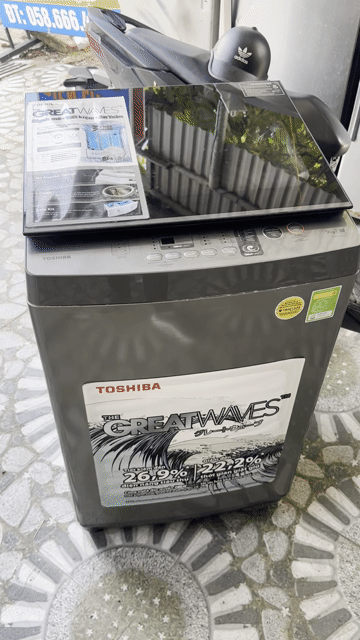 Máy giặt Toshiba Greatwaves 9kg. Mua bán Máy giặt tại Huyện An Dương Hải Phòng được đăng bởi Phát Thanh Lý  hình 1