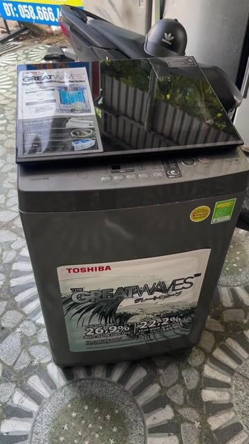 Máy giặt Toshiba Greatwaves 9kg. Mua bán Máy giặt tại Huyện An Dương Hải Phòng được đăng bởi Phát Thanh Lý  hình 1