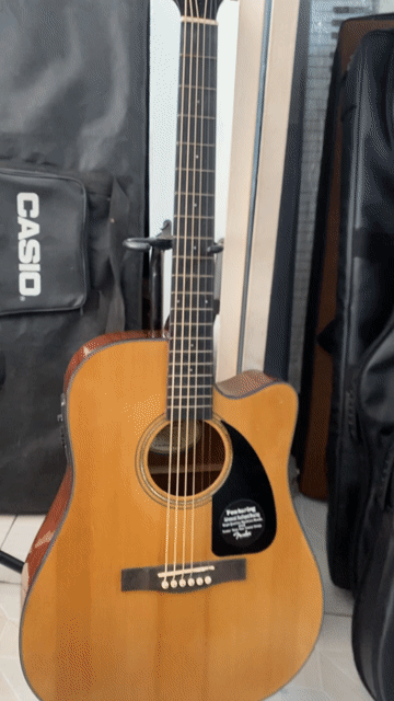 Đàn guitar acoustic Fender CD-60CE Nâu Indonesia. Mua bán Nhạc cụ tại Quận 12 Tp Hồ Chí Minh được đăng bởi Bùi Nguyễn Mạnh Long hình 1