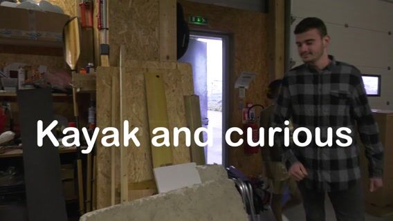 Kayak and curious