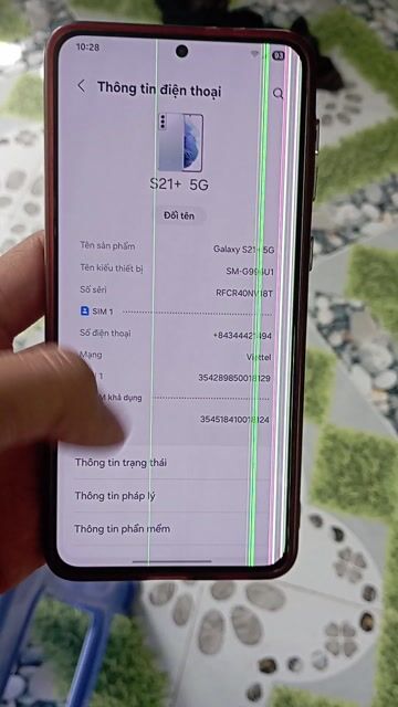 Điện thoại Samsung Galaxy S21+ 5G Bạc Sọc màn hình. Mua bán Điện thoại tại Huyện Cai Lậy Tiền Giang được đăng bởi nhut hình 1