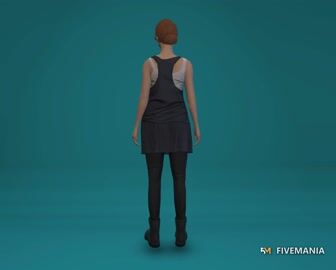 Tessa | Female Ped | Multiple Outfits | Optimized & Fivem Ready [Add-On] — video preview
