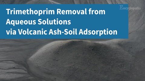 Encyclopedia-Trimethoprim Removal from Aqueous Solutions via Volcanic Ash-Soil Adsorption