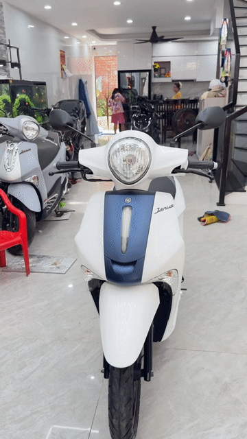 Yamaha Janus 2018 Trắng xanh Tự động. Mua bán Xe máy tại Quận Thanh Khê Đà Nẵng được đăng bởi Thành Đại   hình 1