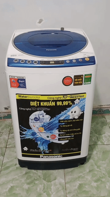 Máy giặt Panasonic 8kg INVERTER giặt vắt êm ru . Mua bán Máy giặt tại Quận 8 Tp Hồ Chí Minh được đăng bởi điện lạnh LÊ DƯƠNG 87 hình 1