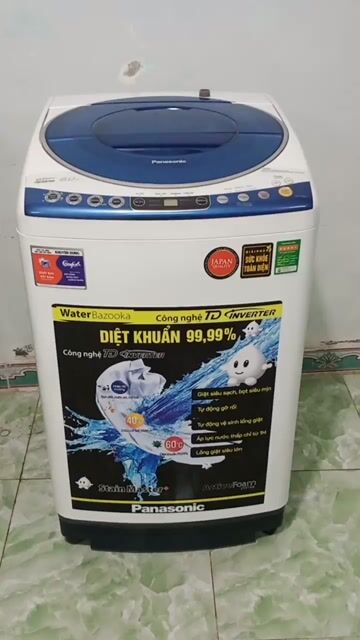 Máy giặt Panasonic 8kg INVERTER giặt vắt êm ru . Mua bán Máy giặt tại Quận 8 Tp Hồ Chí Minh được đăng bởi điện lạnh LÊ DƯƠNG 87 hình 1