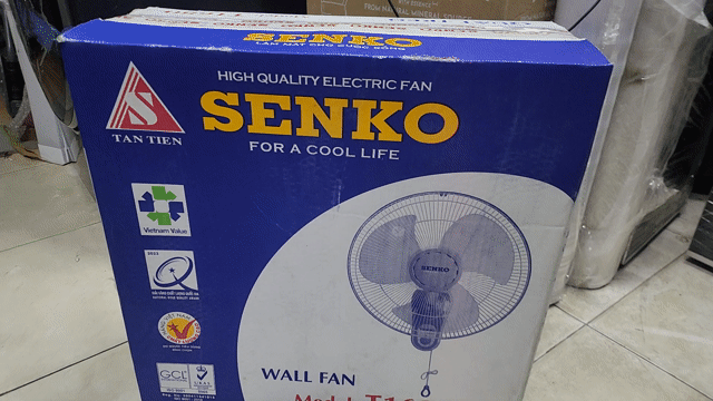 Quạt treo tường SENKO T1680 47W 3tốc độ,Mới GIÁ RẺ. Mua bán Quạt tại Quận Bình Thạnh Tp Hồ Chí Minh được đăng bởi MỸ PHƯỢNG  hình 1