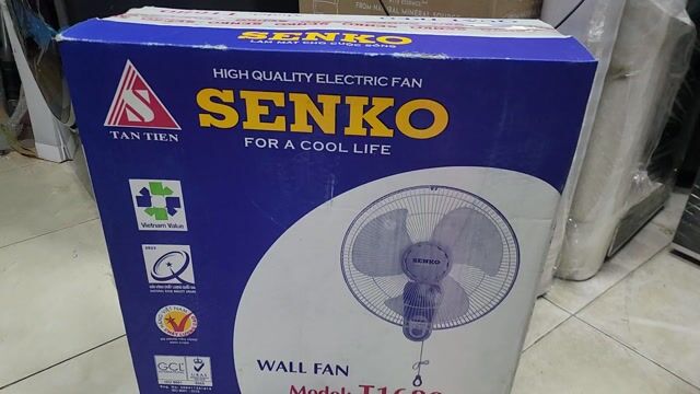 Quạt treo tường SENKO T1680 47W 3tốc độ,Mới GIÁ RẺ. Mua bán Quạt tại Quận Bình Thạnh Tp Hồ Chí Minh được đăng bởi MỸ PHƯỢNG  hình 1